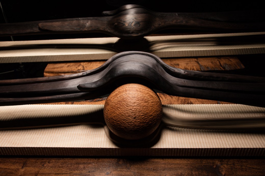 Sanderson Abstract Aviation large abstract wood sculpture